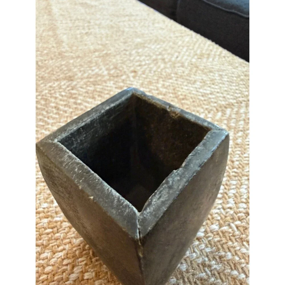 Dark stone bathroom cup